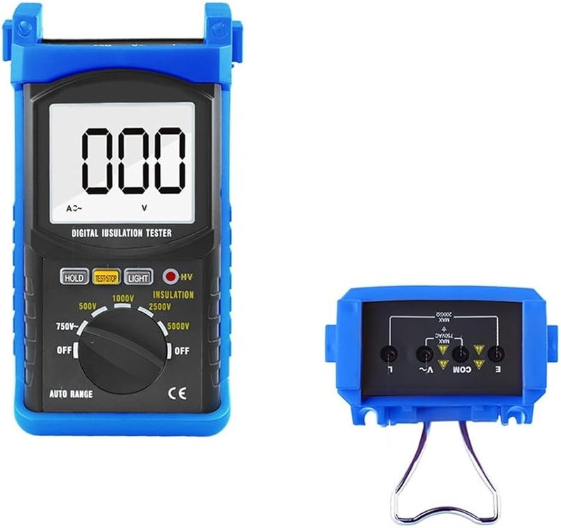 Digital Insulation Resistance Tester 5000V 200 Gohm AC Voltmeter CAT IV 600V - Image 1