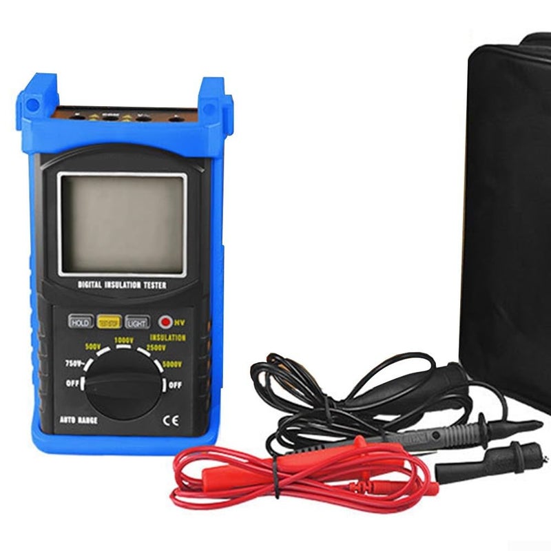 Digital Insulation Resistance Tester 5000V 200 Gohm AC Voltmeter CAT IV 600V - Image 4