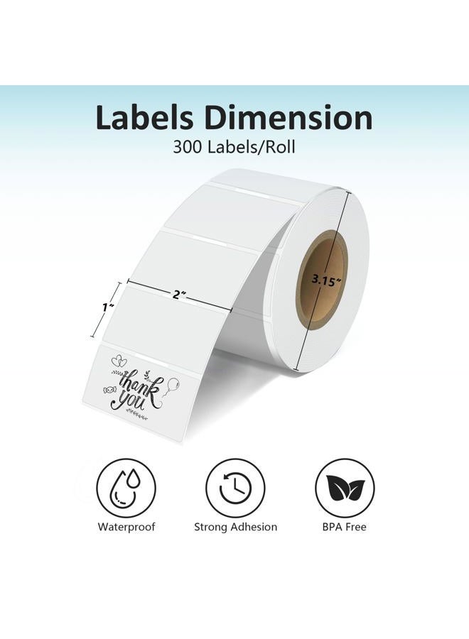 JOYIT Clear Labels 2inx1in-300pcs - Image 2