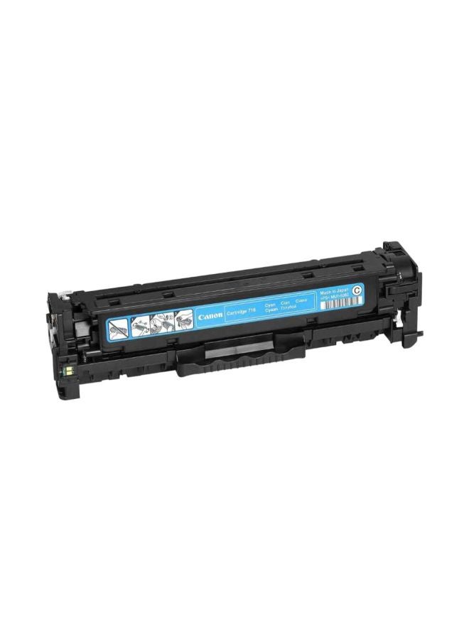 Canon 718 Ink Toner Cartridge Cyan - Image 2