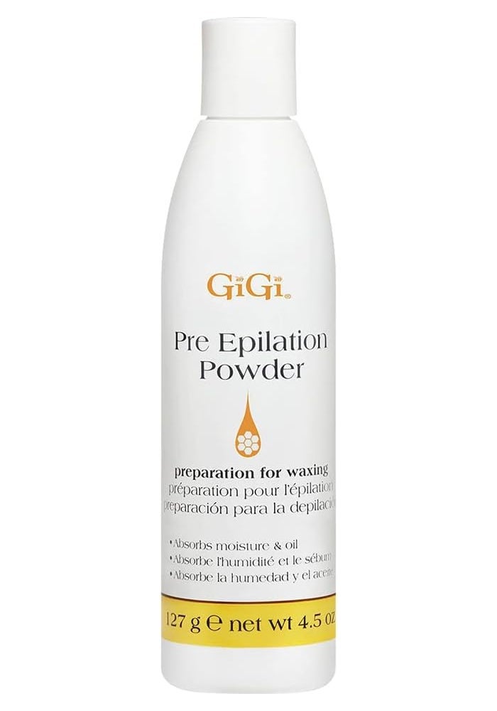 GiGi Pre Epilation Dusting Powder, 4.5 Ounce - Effective Waxing Preparation - Image 1
