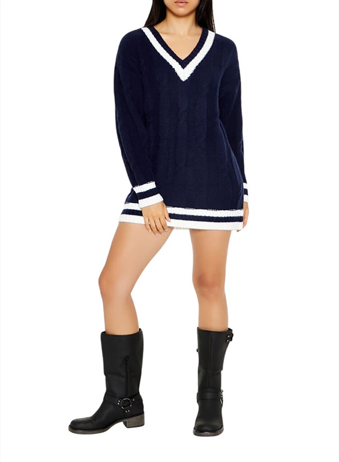 FOREVER 21 Cable Knit Mini Sweater Dress - Image 1