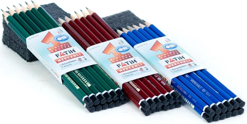 اوبلاند Stationery Fatih Coral Pencil Hb Soft Tip Ergonomic Design Durable 36 Piece Set