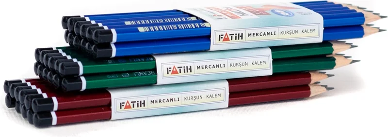 اوبلاند Stationery Fatih Coral Pencil Hb Soft Tip Ergonomic Design Durable 36 Piece Set