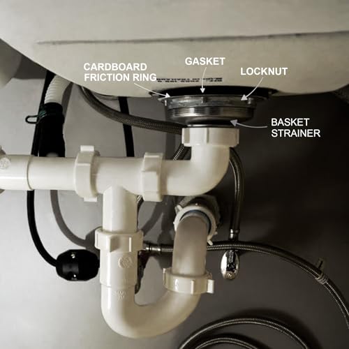 HAUTMEC Sink Strainer Lock Nut Wrench Sink Drain Wrench for Kitchen Sink Basket Strainer PL0038 - Image 4