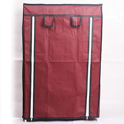 Ebee Plastic 5 Shelves Shoe Cabinet (Maroon) - Image 3