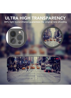 بيوند واقي عدسة الكاميرا لهاتف iPhone 16 Pro/16 Pro Max، غطاء حماية كامل من الزجاج المقوى عالي الدقة وواقي عدسة الكاميرا، أفلام حماية عدسة الكاميرا بصلابة 9H ومضادة للخدش  - Image 4