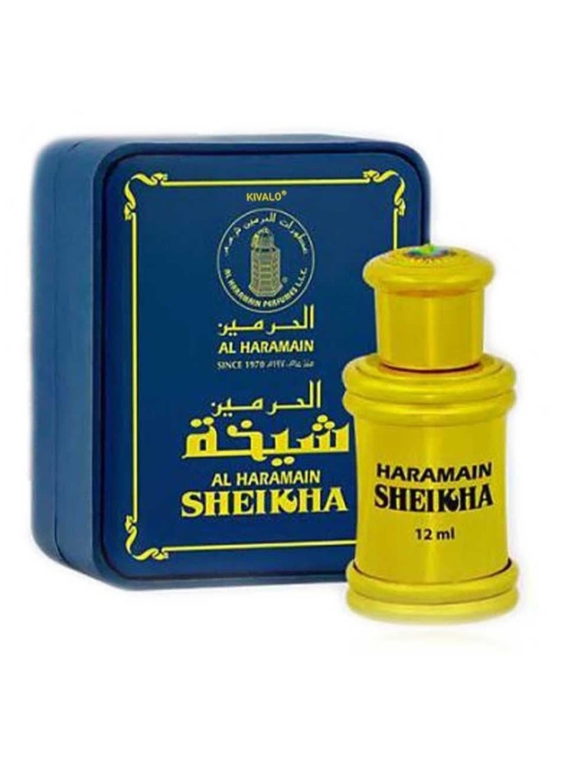 الحرمين بيرفيومز عطر شيخة 12 مل زيت عطري | زيت عطري مركز يدوم طويلاً للجنسين | الحرمين - Image 2