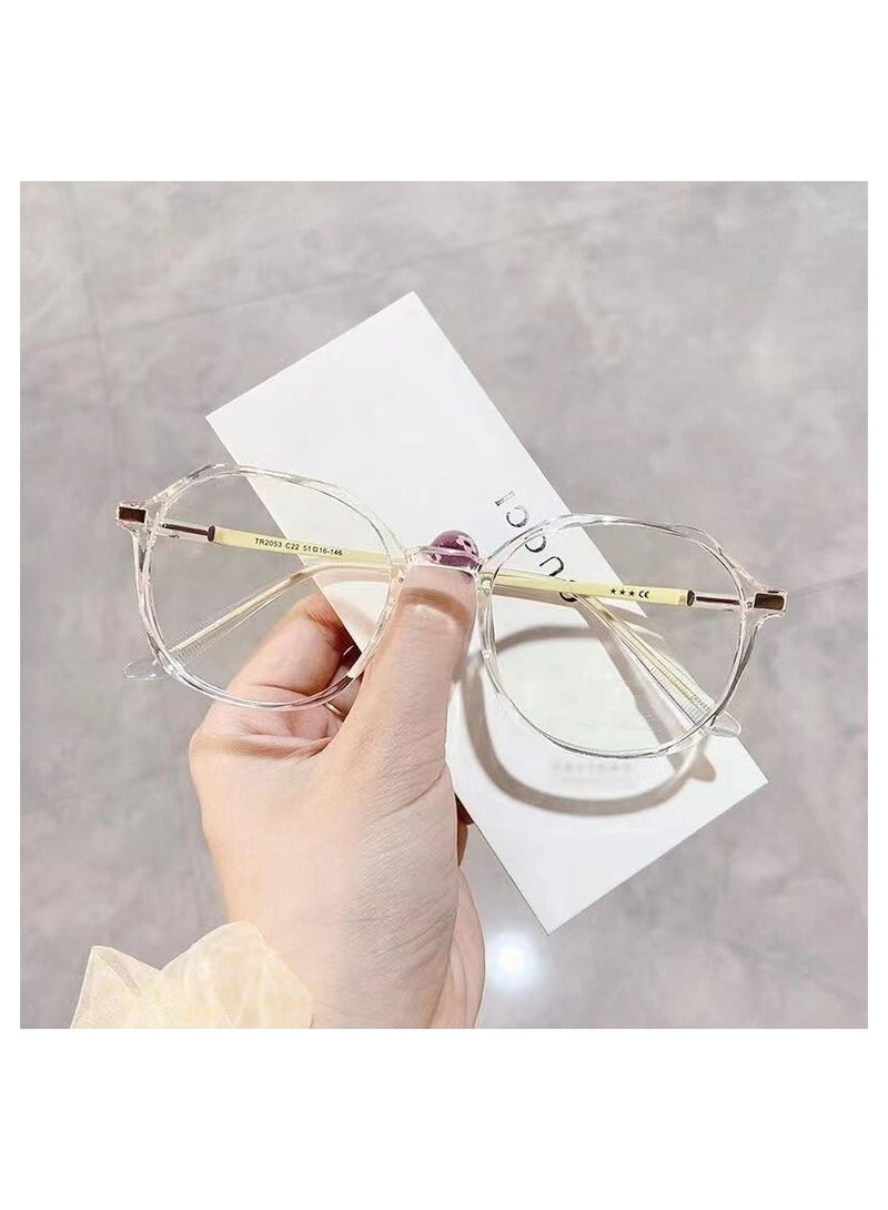 Women's Glasses Frames Korean Version Flat Mirror
