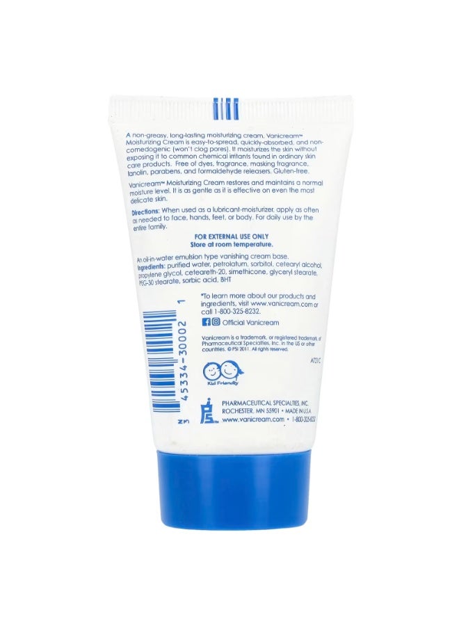 Vanicream, Moisturizing Cream, For Sensitive Skin, Fragrance Free, 2 oz (57 g) - Image 2