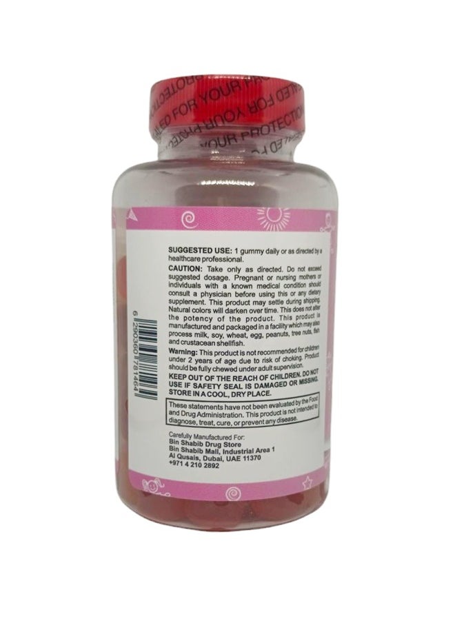 AID PLUS Healthy Gummies Vitamin D-3 Peach Mango And Strawberry Flavored 60 Gummies  - Image 5