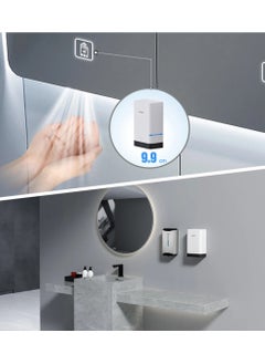 AIKE AIKE Automatic Wall Hand Dryers Portable Mini Hand Dryer Washroom Drying Hands 10-15s Quick Drying 900W 220V  - Image 4