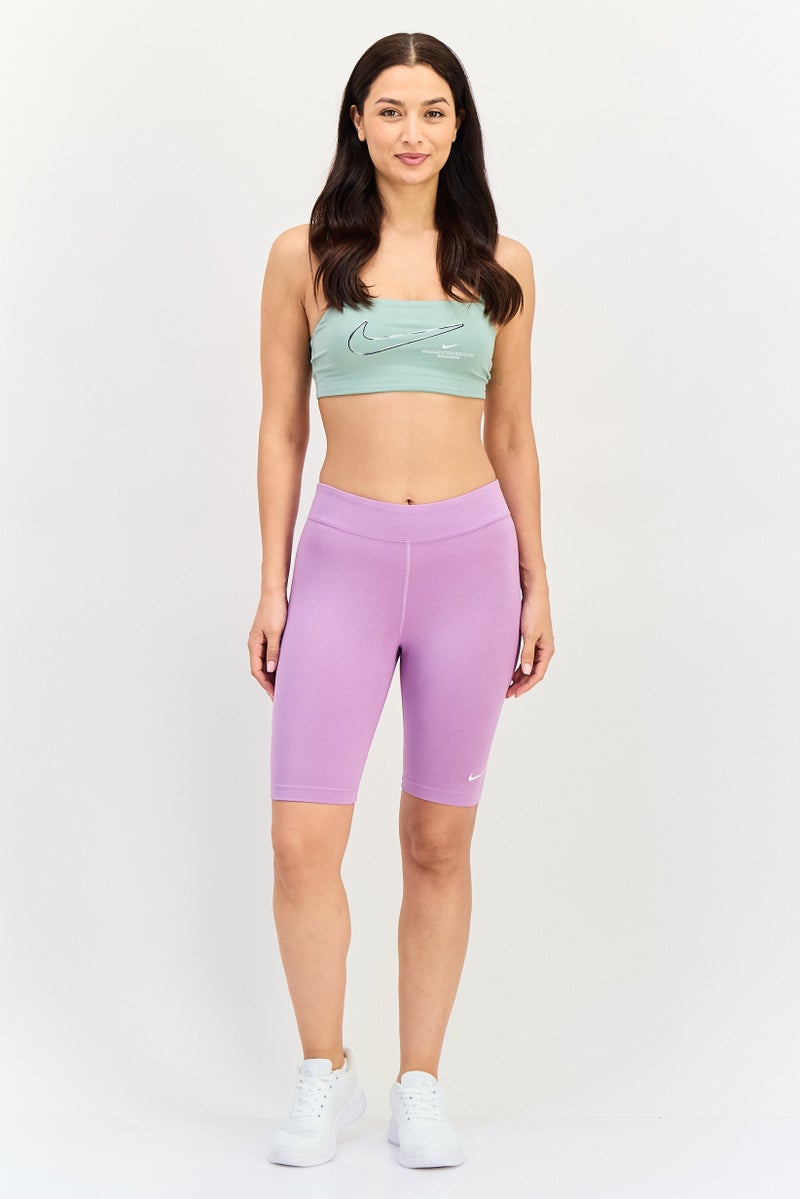 Nike Women Tight Fit Training Shorts, Lavender - Image 4