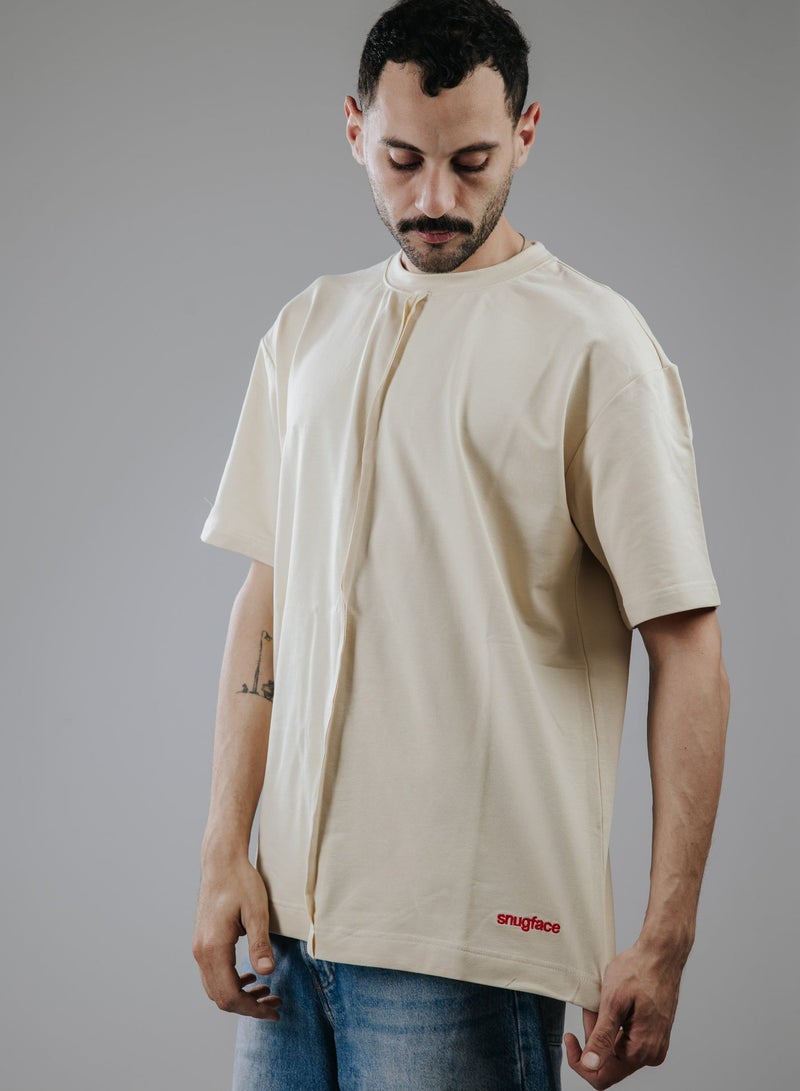 Snugface The Line Oversized Men's T-Shirts - Image 1