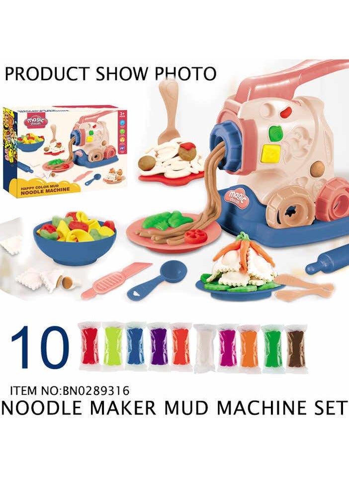 "The magical Play-Doh noodle machine for kids: create colorful pasta, vegetables, and fun shapes with a variety of tools and endless creativity!" - Image 5