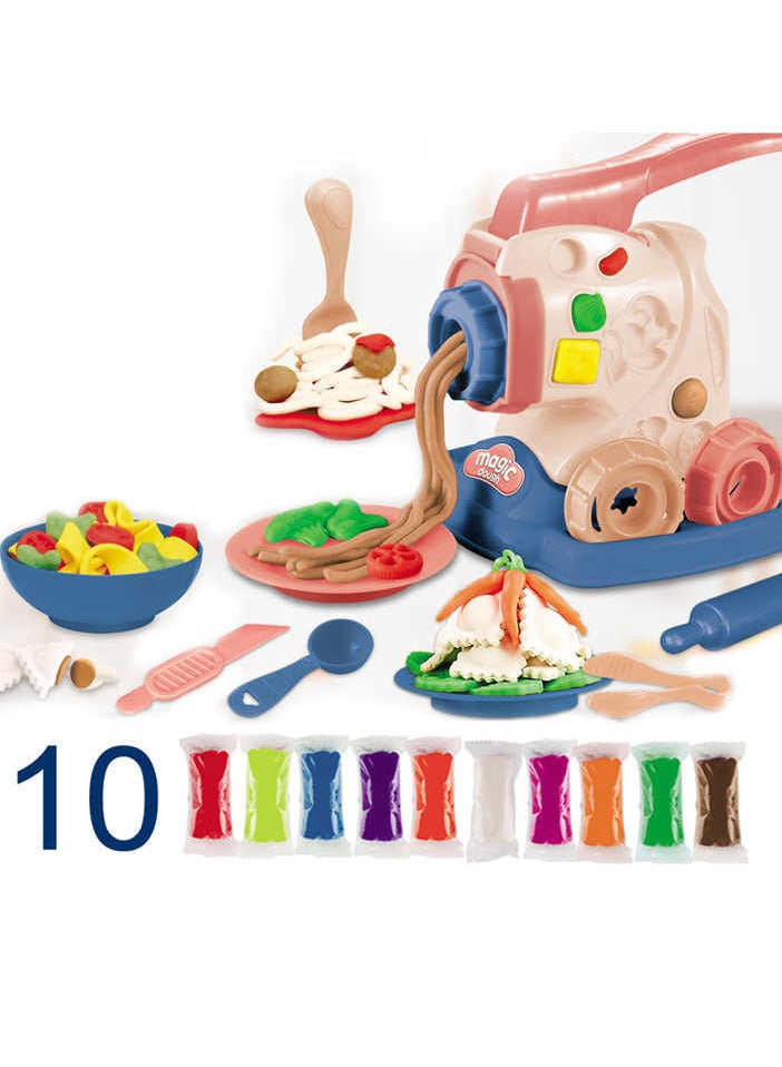 "The magical Play-Doh noodle machine for kids: create colorful pasta, vegetables, and fun shapes with a variety of tools and endless creativity!" - Image 1