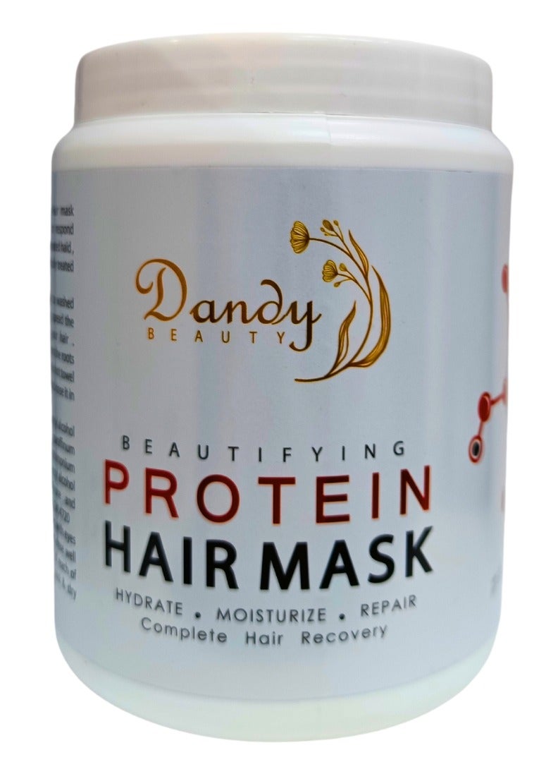 Dandy Beauty Hair Mask Protein 1000g Deep conditioning and repair treatment for smooth, hydrated hair, complete hair recovery - Image 1