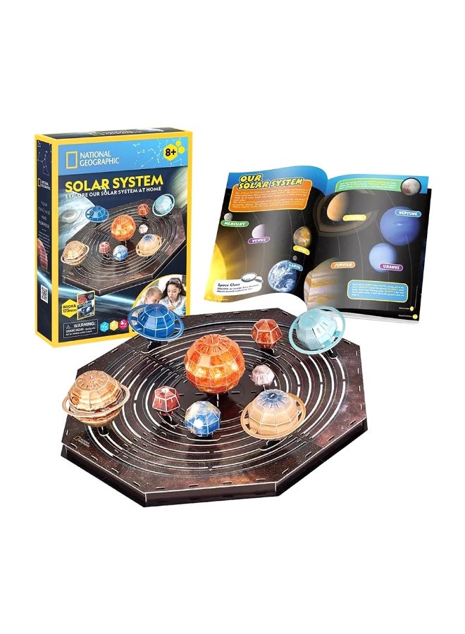 NATIONAL GEOGRAPHIC لعبة الألغاز ثلاثية الأبعاد لنظام الشمس الوطني الجغرافي (174 قطعة) - Image 1
