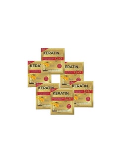 KERATIN Keratin gold plus hair treatment 6 sachets 
