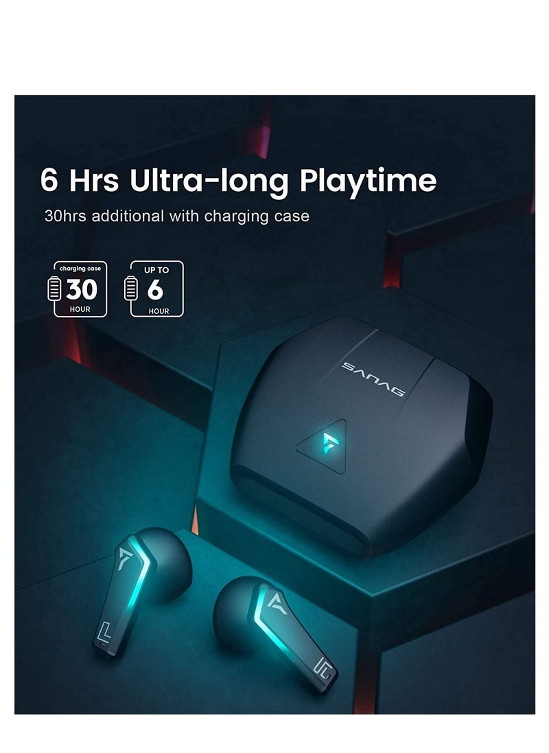 sanag - X Pro Headset Gamer Wireless Bluetooth Earphones TWS Gaming Headphone Low Latency Earbuds With Microphone Hand Free - Image 1