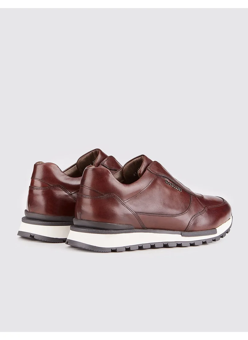 Cabani Leather Brown Men's Sports Shoes