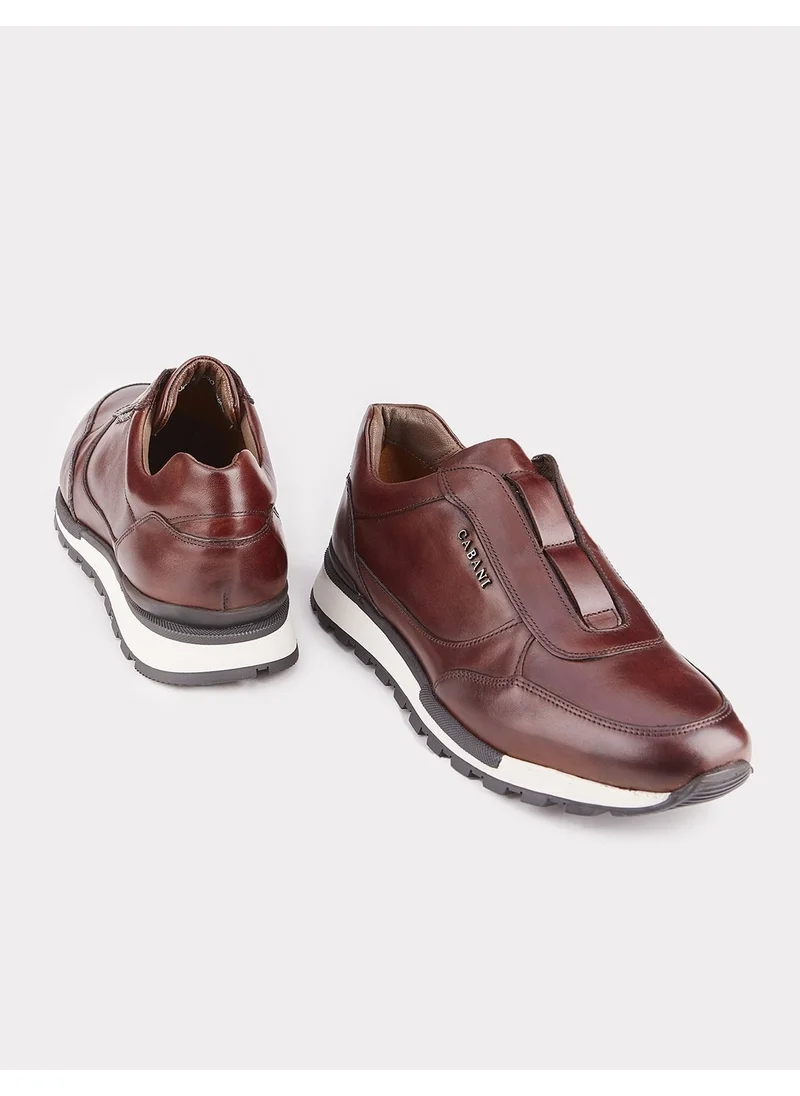 Cabani Leather Brown Men's Sports Shoes