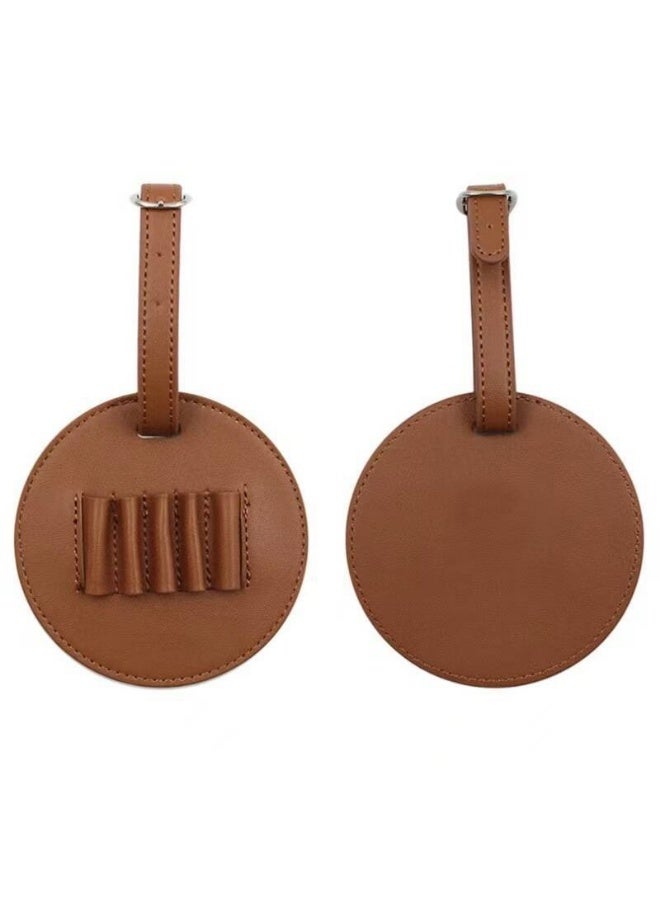 Generic PU Leather Golf Tees Holder with 5 Wooden Tees, 3.25" Clip-On Organizer for Golf Bag, Belt - Image 4