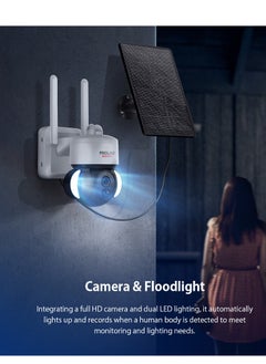 PROLAB solar camera outdoor 4g sim card new tesla panel ,dustproof and water proof , for you home, villas , farms ,hospital and outdoor security  - Image 2