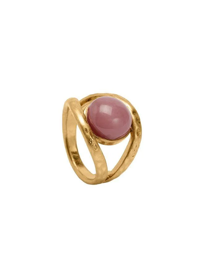 Parfois Ring With Resin Hemisphere