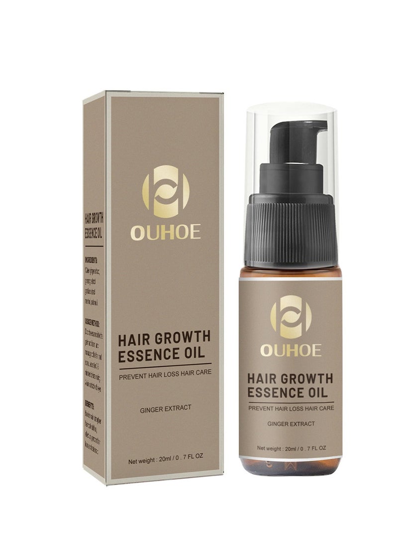 OUHOE - Hair Growth Serum Spray, Ginger Hair Spray for Hair Loss and Regrowth, Anti Hair Loss Essence, Ginger Hair Growth Oil for Baldness, Thin Hair, Fast Growth, Hair Follicle Repair, for Men and Women 20ml - Image 1