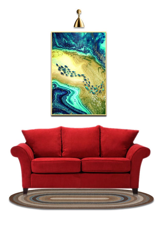 AIWANTO Abstract Crystal Porcelain Decorative Wall Painting  - Image 4