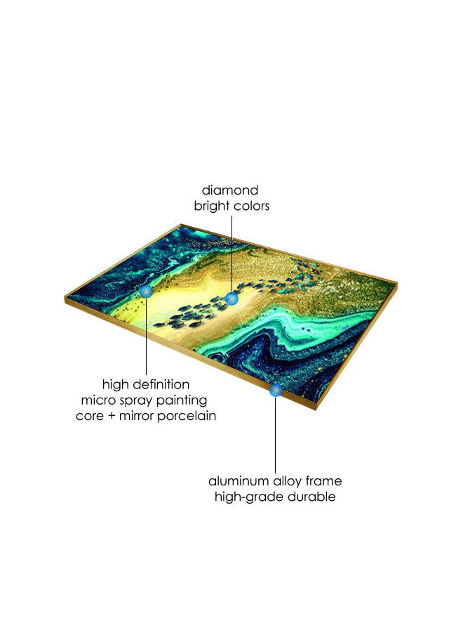 AIWANTO Abstract Crystal Porcelain Decorative Wall Painting  - Image 3