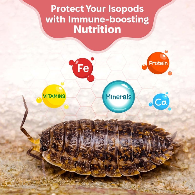 Snout and Shell Isopod Food A Bountiful Selection Crafted to Enrich Your Pet's Habitat and Diet (Daily Driver) - Image 4