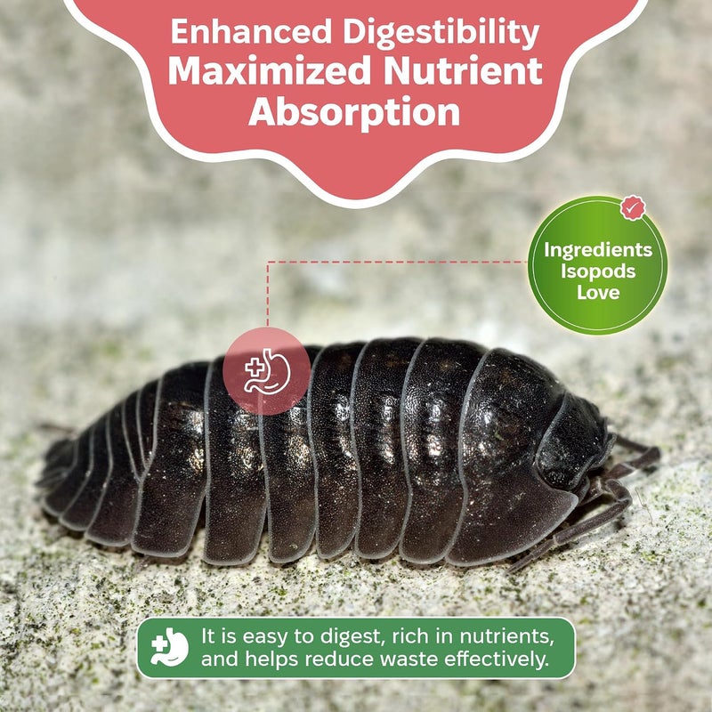 Snout and Shell Isopod Food A Bountiful Selection Crafted to Enrich Your Pet's Habitat and Diet (Daily Driver) - Image 5