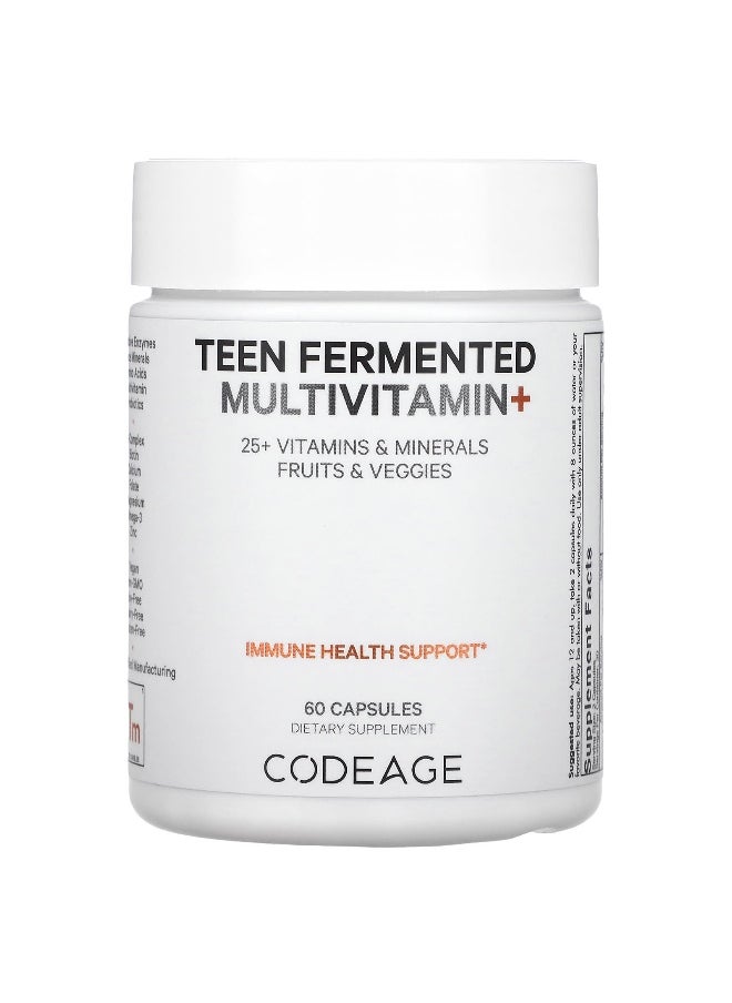 Codeage Codeage, Teen Fermented Multivitamin+, 60 Capsules 