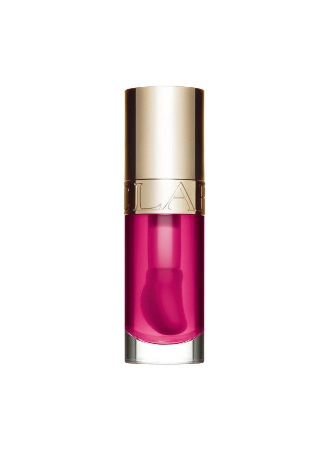 CLARINS زيت راحة الشفاه ؛ يهدئ ويComfort ويُرطب ويحمي الشفاه ؛ لمسة عالية التألق بشكل شفاف ؛ يزيد من حجم الشفاه بشكل مرئي ؛ 93% مكونات طبيعية ؛ زيت وردة البري العضوي الغني بالأوميجا 6 والأوميجا 3  - Image 1