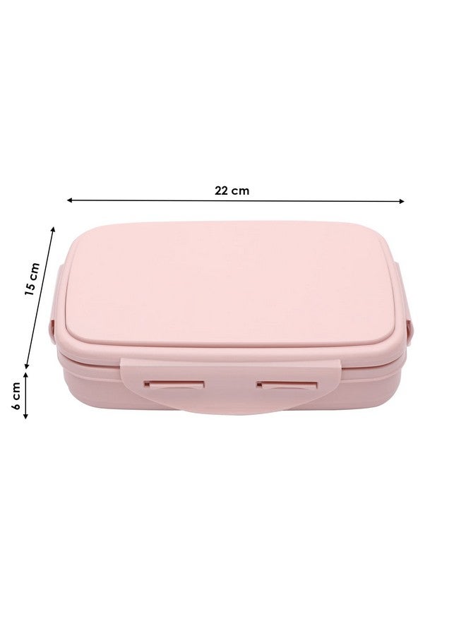 JAYPEE Stainless Steel Insulated Lunch Box Wavesteel Sr. Pink, 600 ml, Airtight Tiffin Box for School Kids |Spillproof with Silicon Seal |Food Grade | BPA Free - Image 4