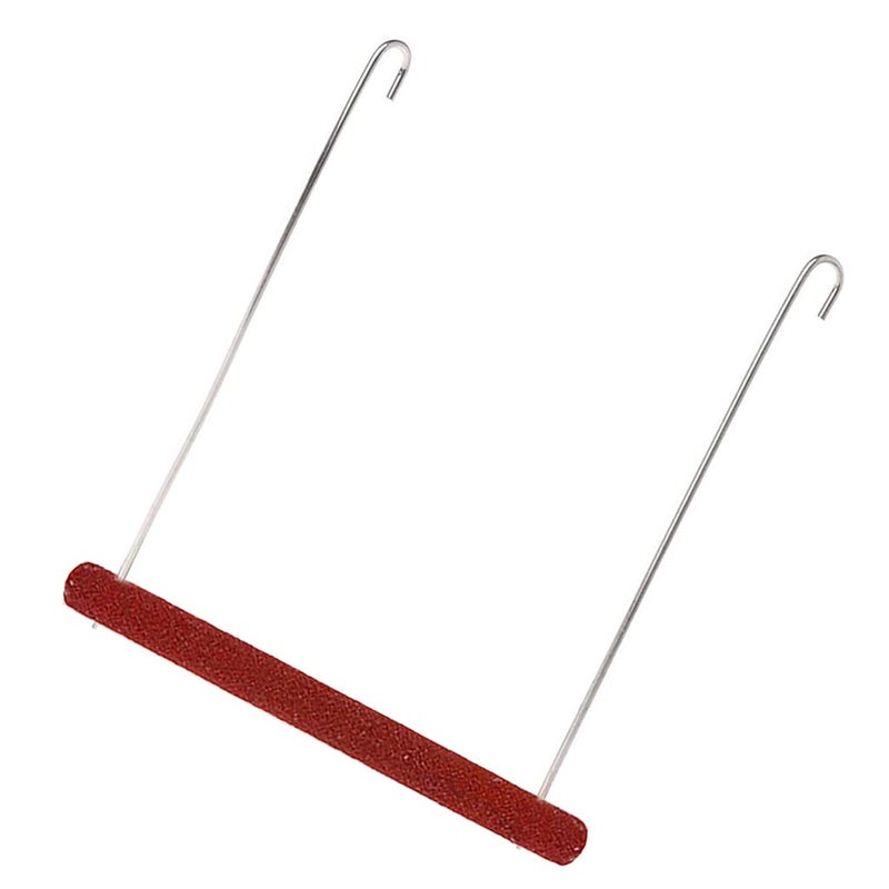 Western Era Playful Natural Perch Wood Perch Swing Toy Cage Hanging Platform, Climbing, Exercise Sand Perch for Birds (Large) - Image 3