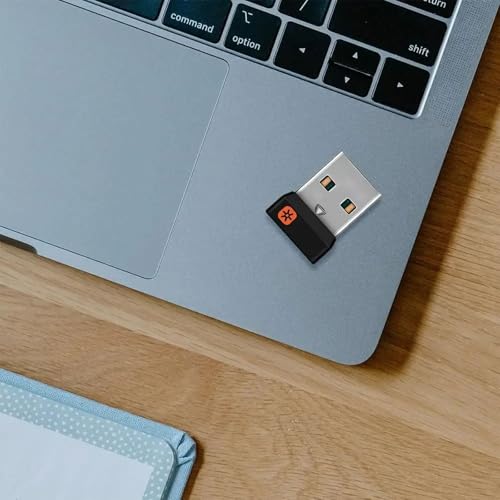 SPONGL Unifying Receiver,1PC Wireless Dongle Receiver Unifying USB Adapter for Mouse Keyboard Connect 6 Device for M905 M325 M585 M510 M705 - Image 3