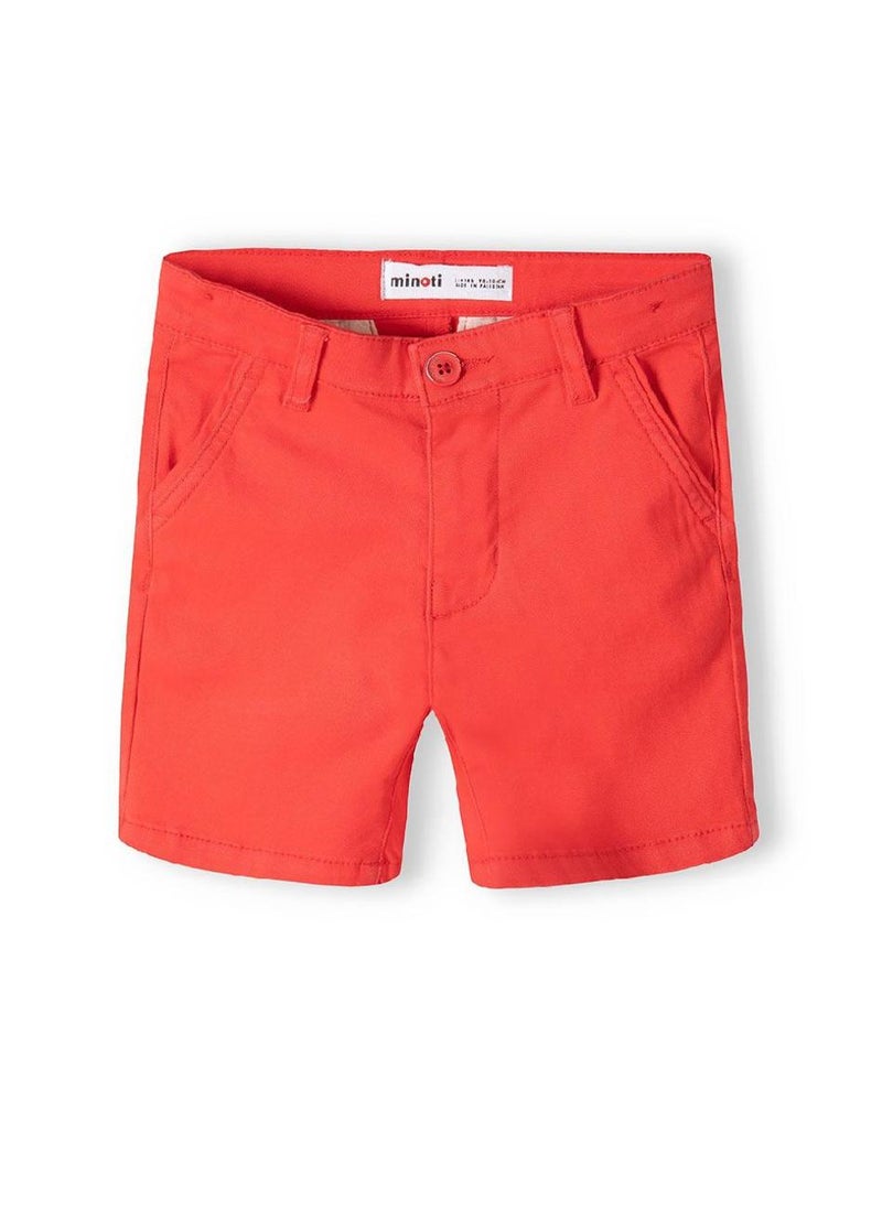 MINOTI Boys' Chino Shorts with Adjustable Waist - Image 1
