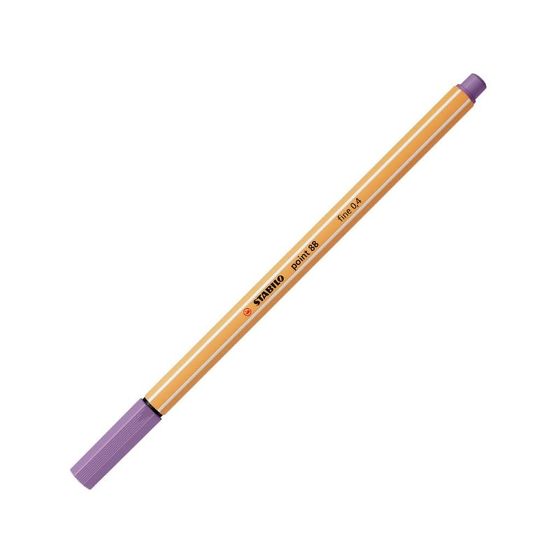 STABILO point 88 Pen, Grey Violet - Image 1