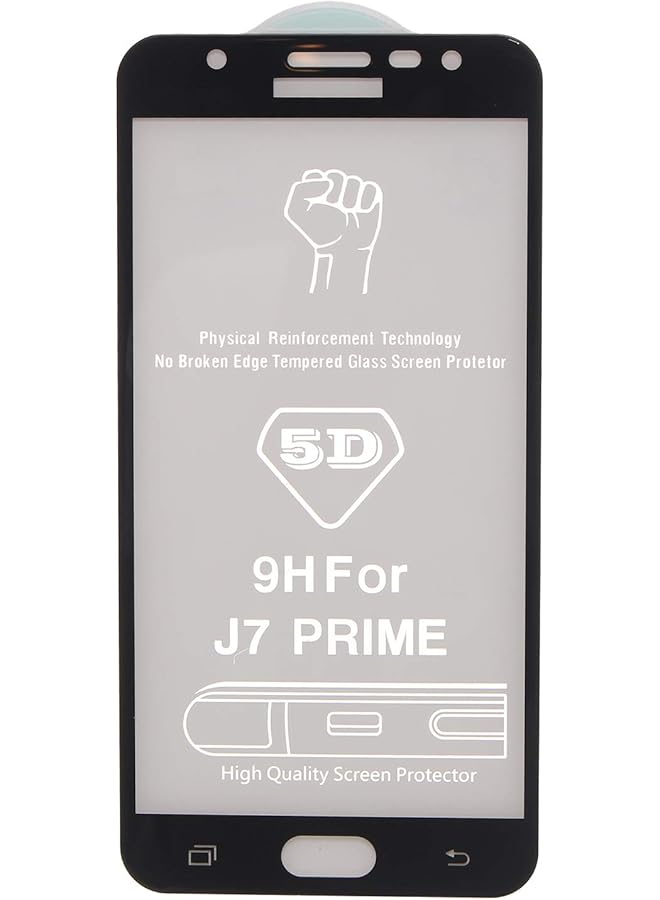 6D Screen Protectors For Samsung Galaxy J7 Prime Black