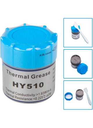 Hy 510 Thermal Paste 10G 1.93W/M-K - CPU GPU Ps4 Ps3 PC Cooling Paste Paste - Silicone Grease - 20GR - pzsku/Z4FF50772315037B6F9DCZ/45/_/1727705781/15ed276f-f1dd-4fec-8597-1b0a61581537