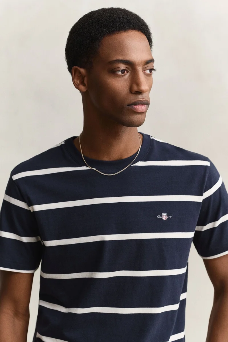 غانت Striped Short SleeveTshirt