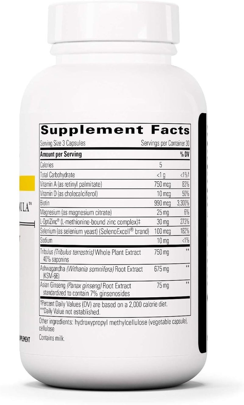 Integrative Therapeutics Testosterone Formula  Testosterone Formula with Ginseng  Tribulus to Support Healthy Testosterone Levels  Male Health Supplement with KSM66 Ashwagandha  90 Capsules - Image 3