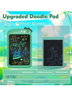 Generic LCD Writing Tablet for Kids 8.5 Inch LCD Toddler Doodle Board Colorful LCD Drawing Tablet for Girls and Boys Educational Learning Toy for Toddlers 3-6 Years Old (Green)  - Image 2