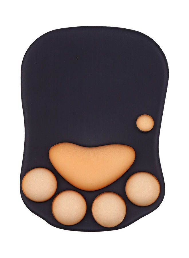 NIBEMINENT Cute Cat Claw Silicone Mouse Pad Black  - Image 1