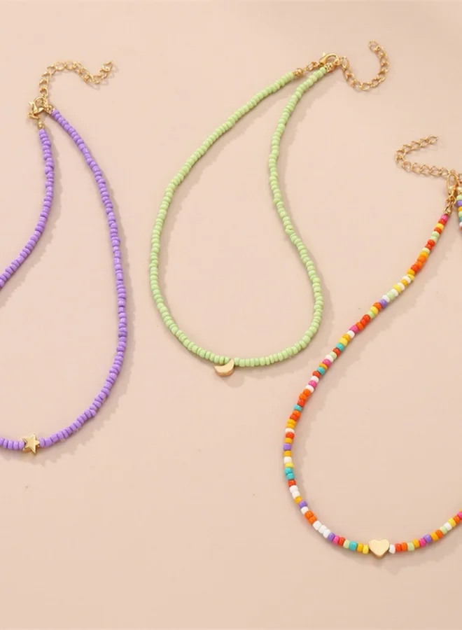 Take Two Set of 3 - Beaded Necklace