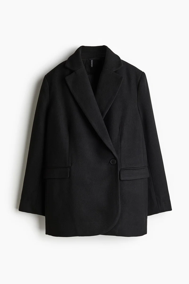 H&M Brushed-finish twill blazer