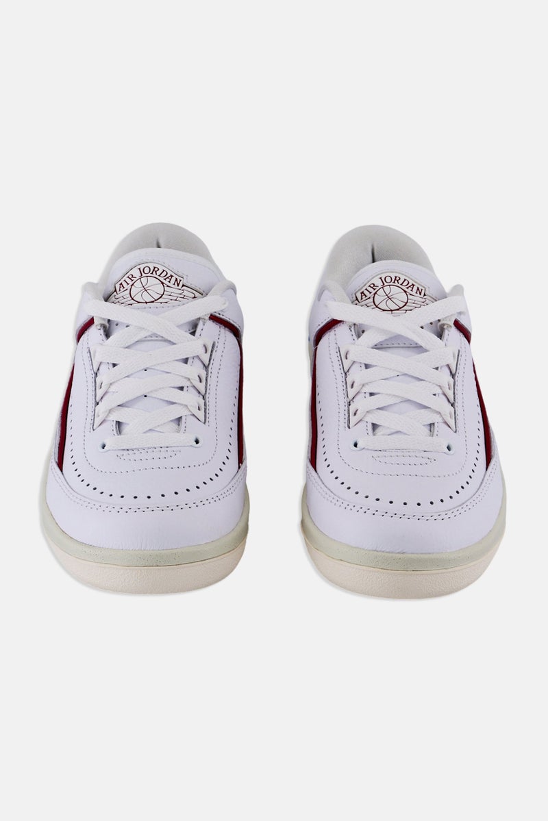 Air Jordan Women 2 Retro Low Lace Up Outdoor Shoes, White  - Image 4